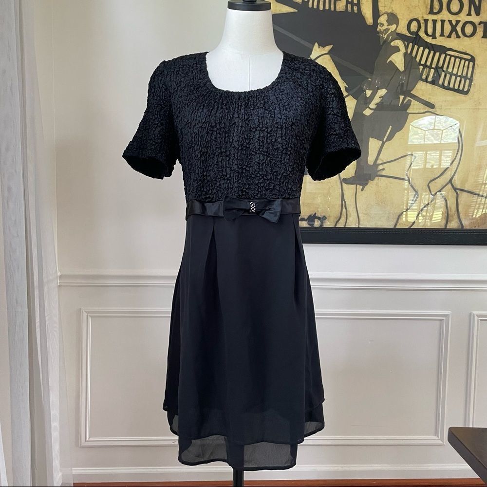 80s Jeffrey & Dara by Tom Bara Little Black Dress 14
